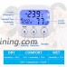 HomEnjoy Digital Hygrometer Indoor Thermometer Humidity Monitor Temperature Humidity Gauge with Alarm Clock & Blue Backlight  Wireless for House - B07CXLWYV3